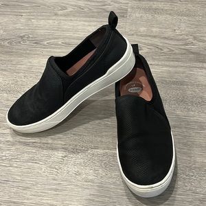 Black slip on shoes